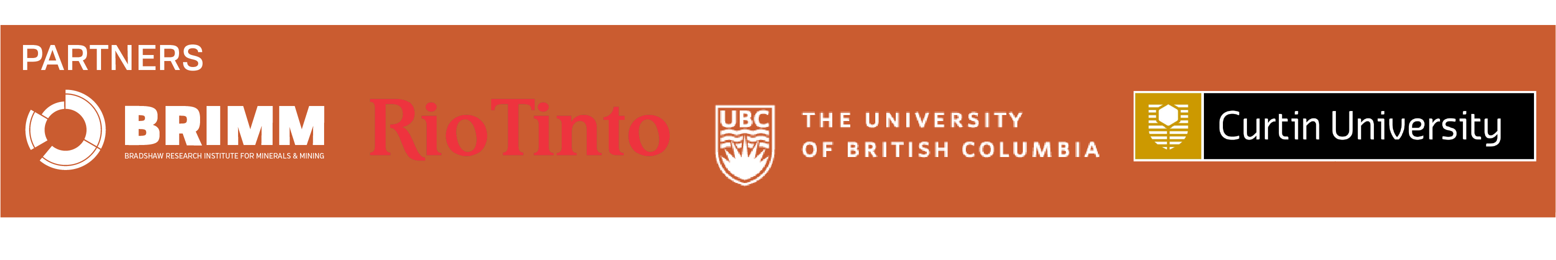 MiningEd Partners, Rio Tinto, University of British Columbia, BRIMM, Curtain University